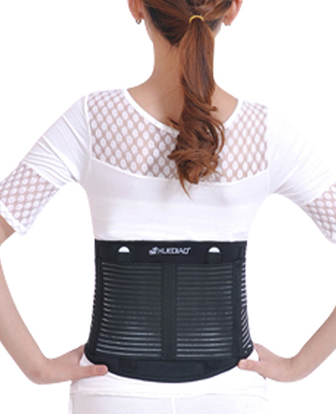 Self-heating waist support belt