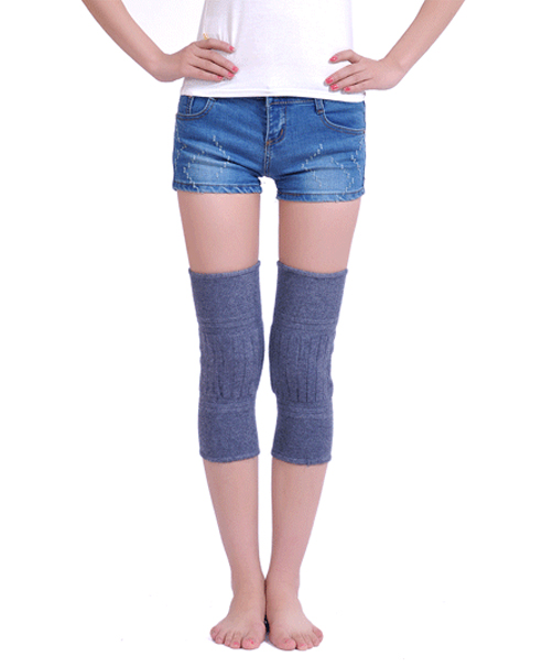 Thickened cashmere knee pads