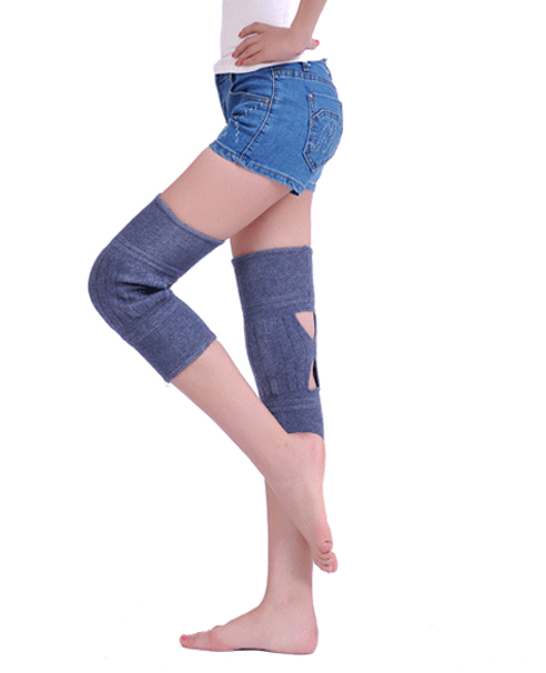 Thickened cashmere knee pads