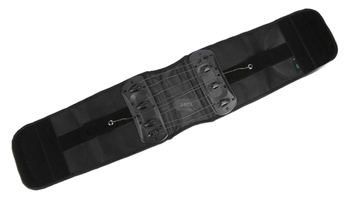 Steps to put on the waist support